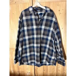 Carhartt Men’s Flannel Blue Heavy Fabric Size 2XL